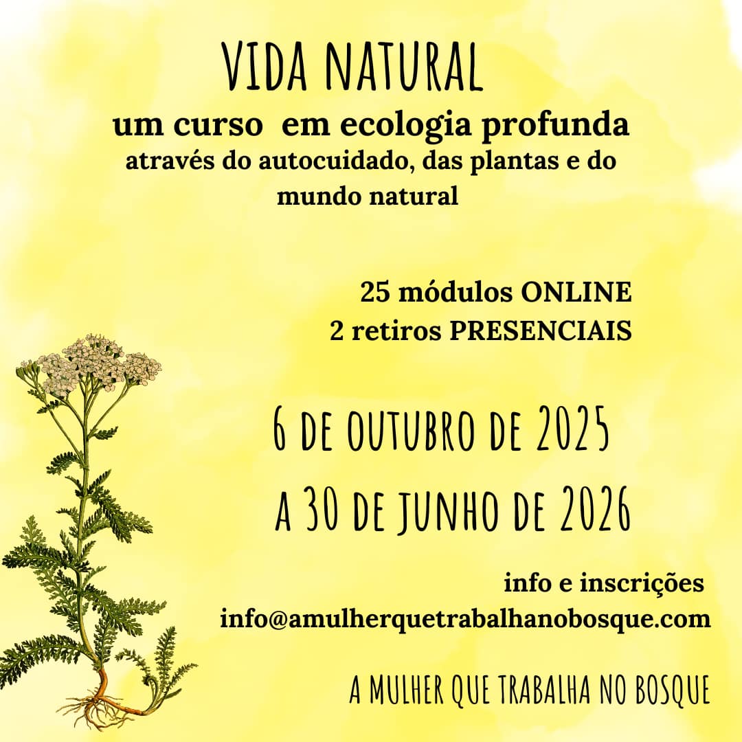 curso vida natural - herbalismo - joana vitória - a mulher que trabalha no bosque